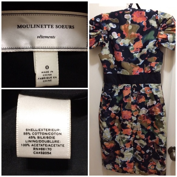 Moulinette Soeurs black floral Pittore dress - Picture 2 of 7